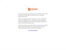 Tablet Screenshot of cactushop.com